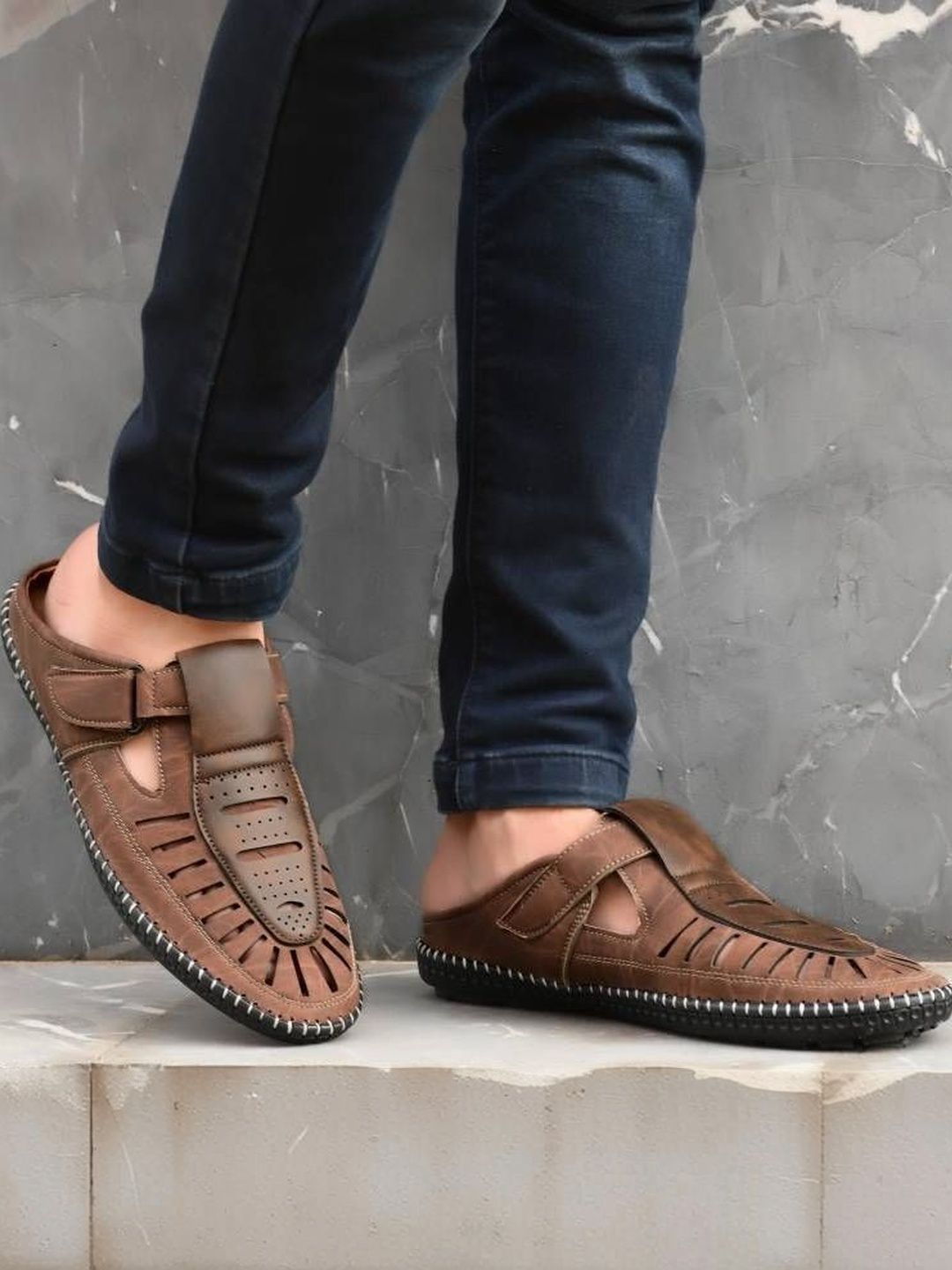 LORENCE FASHION HUB Men Fisherman Sandals