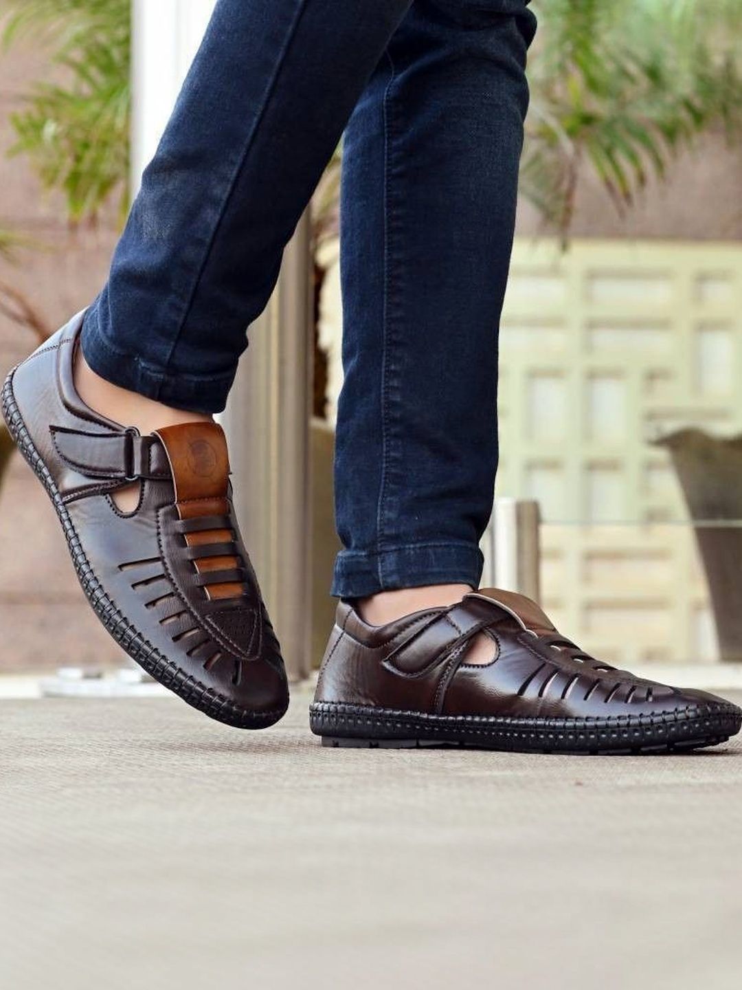 LORENCE FASHION HUB Men Shoe-Style Sandals