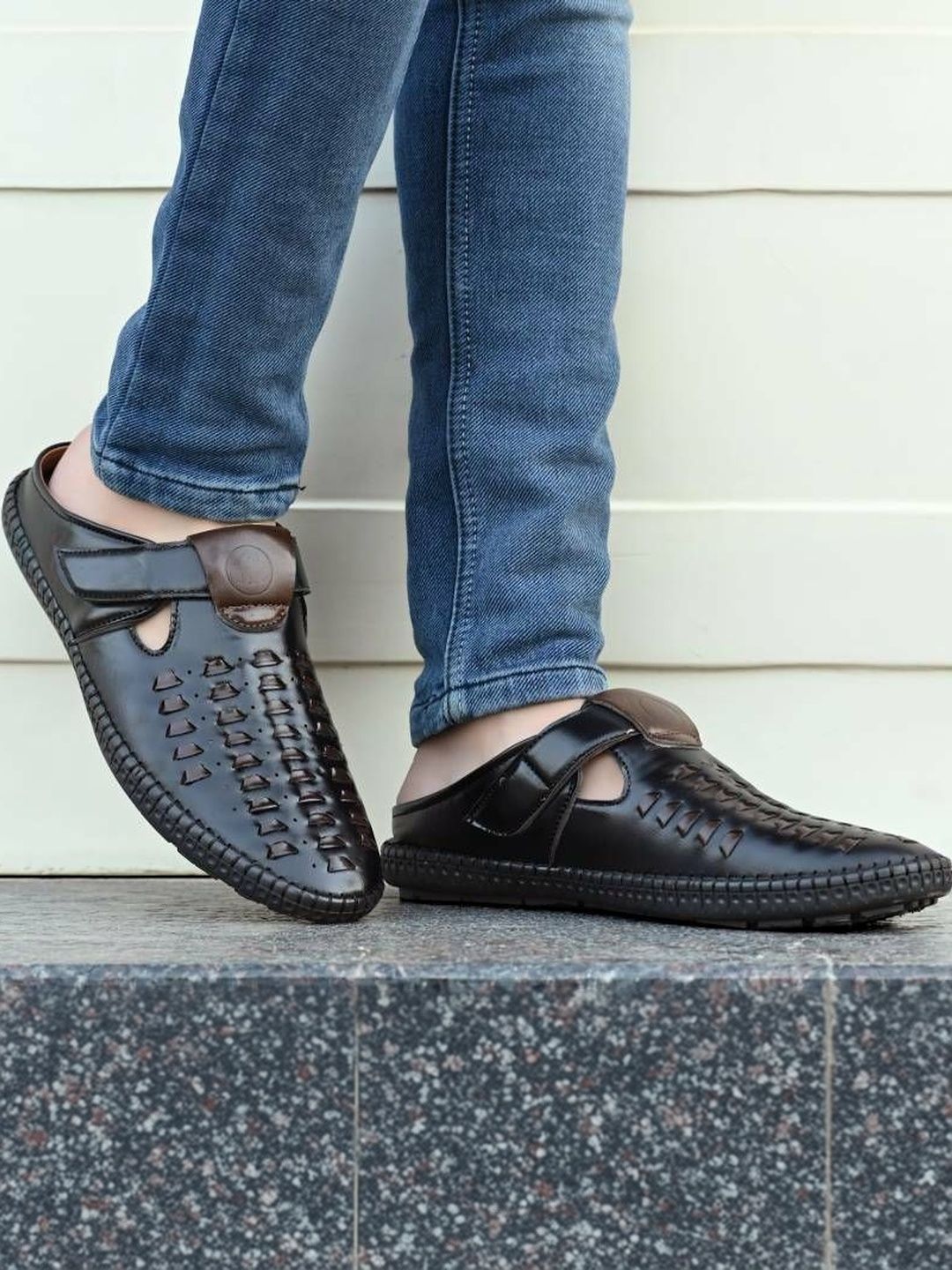 LORENCE FASHION HUB Men Shoe-Style Sandals