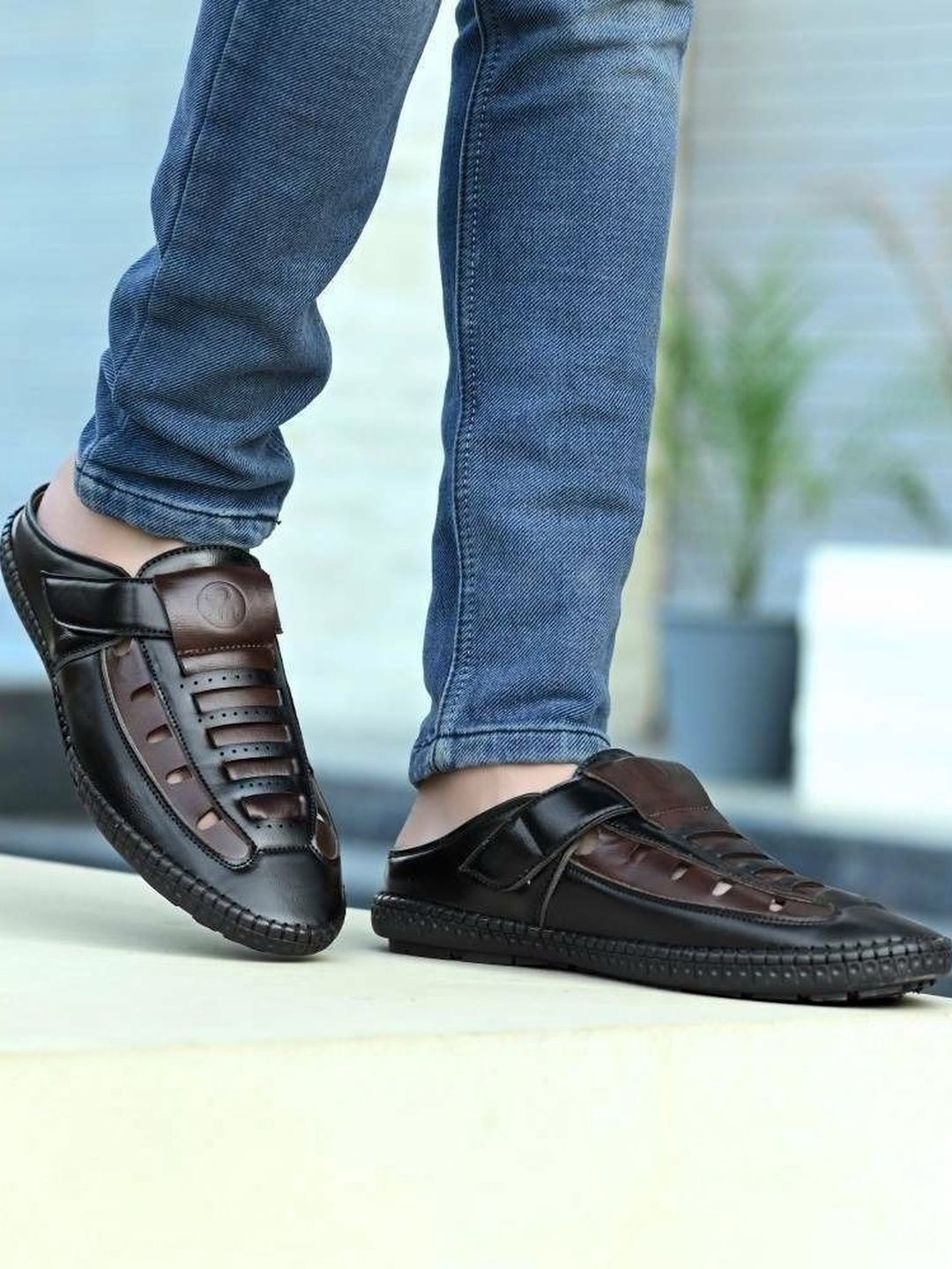 LORENCE FASHION HUB Men Shoe-Style Sandals
