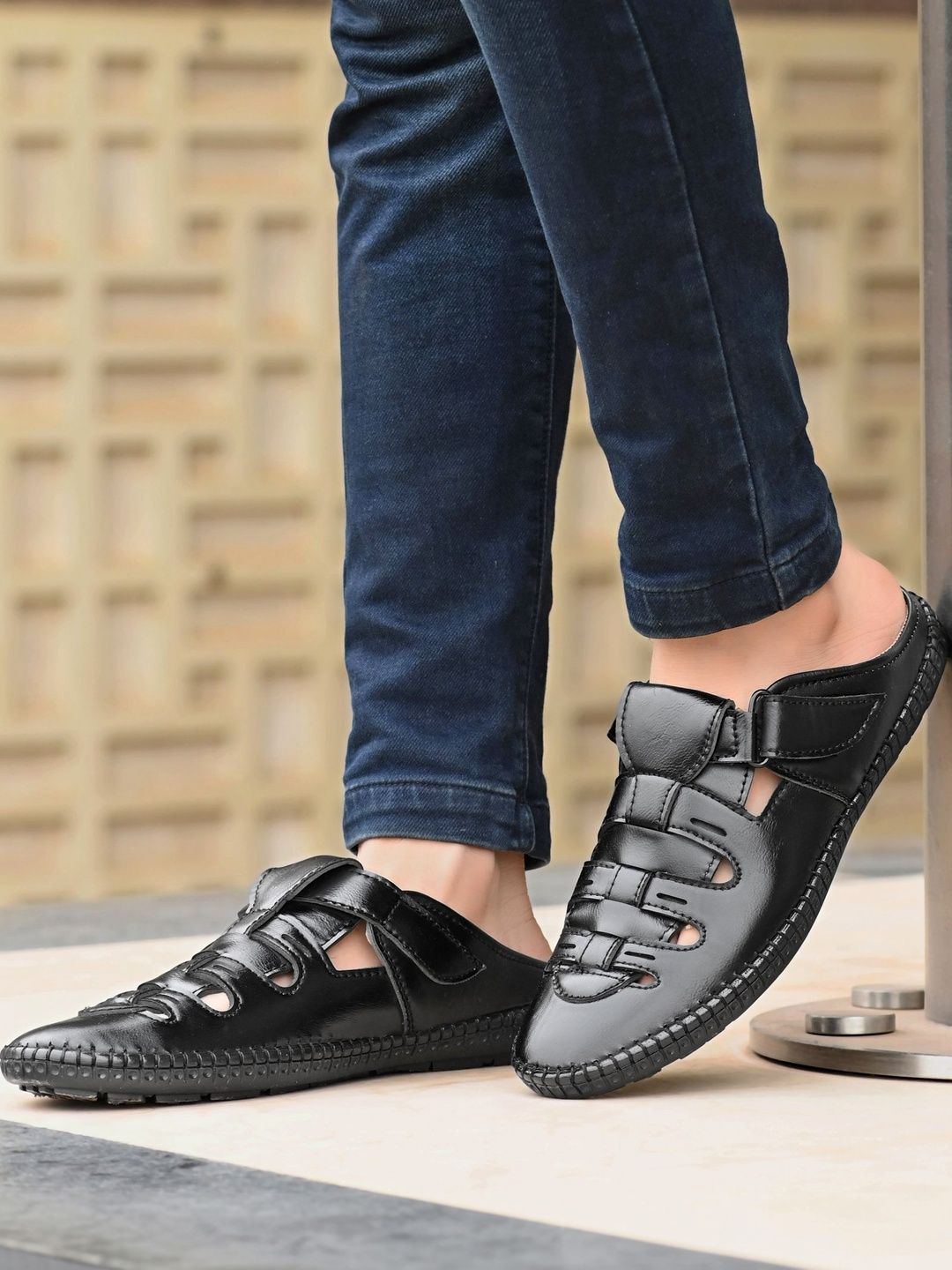 LORENCE FASHION HUB Men Shoe-Style Sandals