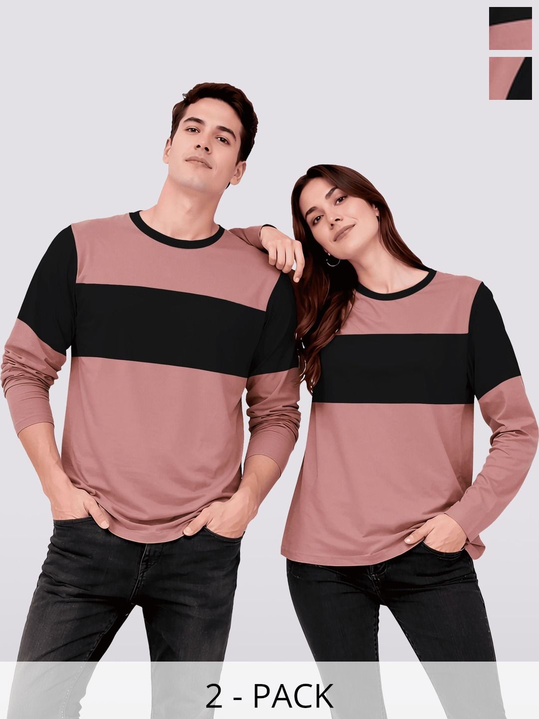 BAESD Unisex 2 Colourblocked Twistform T-shirt