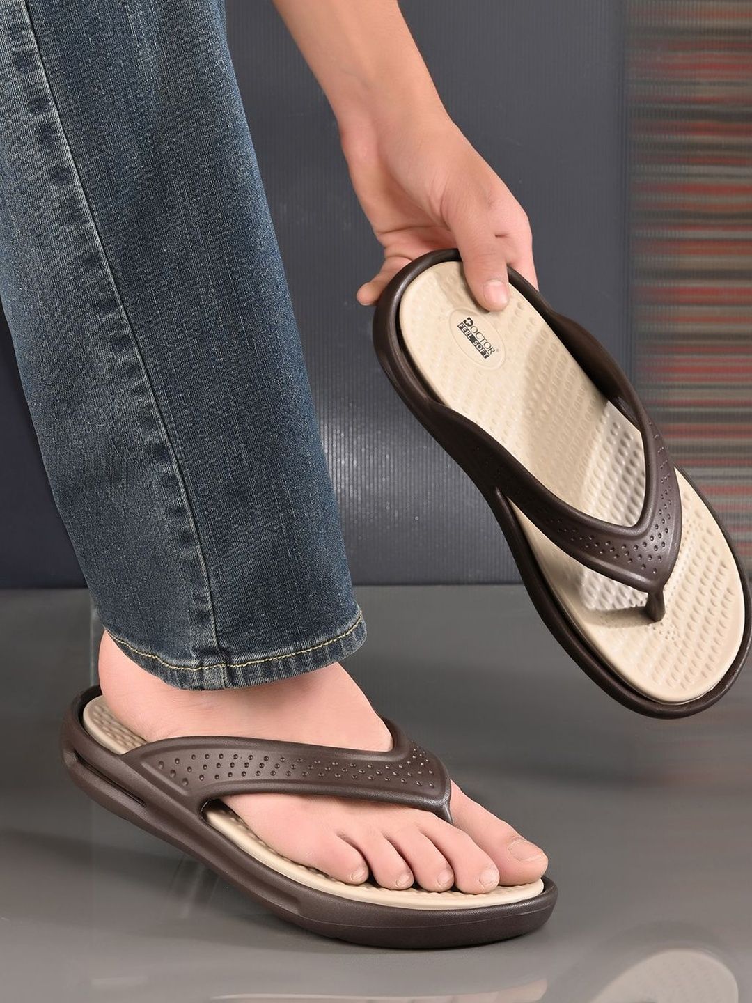 DOCTOR FEEL SOFT Men Thong Flip-Flops