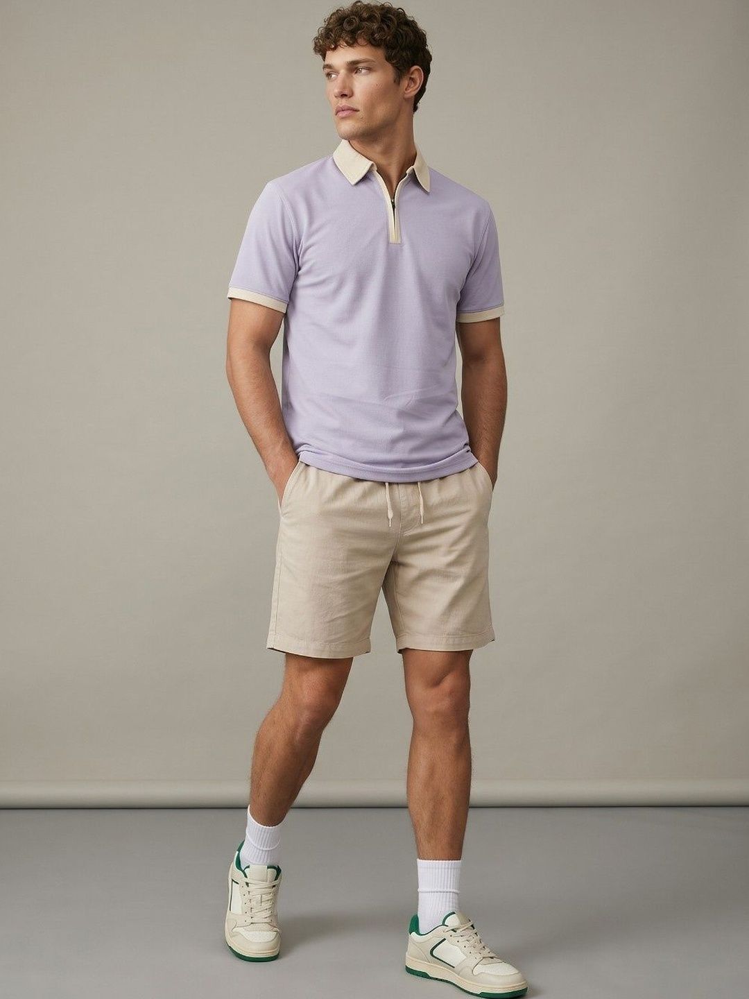 glitchez Men Polo Collar Slim Fit T-shirt