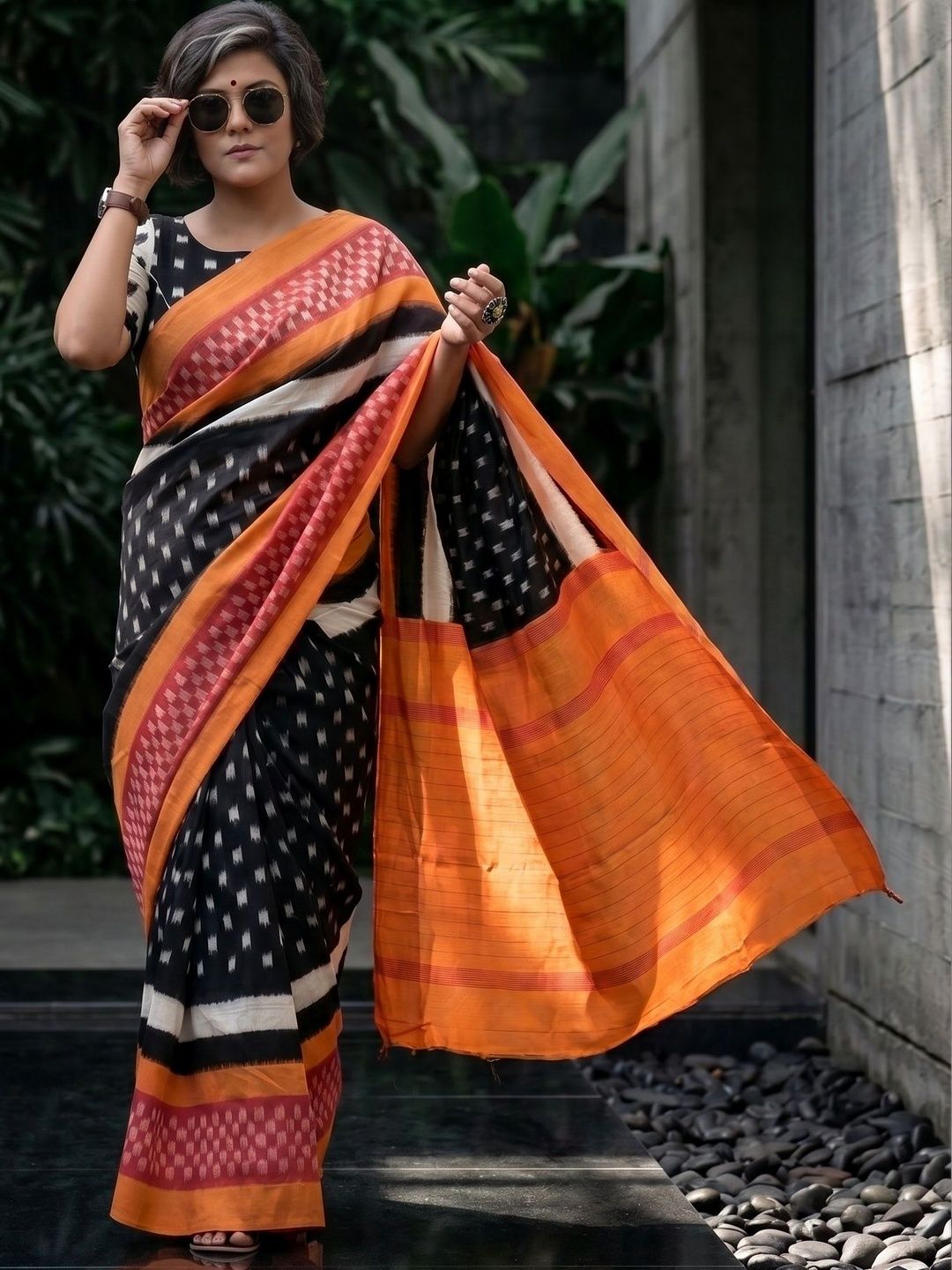 Dinesh Ethnic Traditional Wear Dinesh Ethnic Traditional Wear Ethnic Motifs Zari Pure Linen Handloom Saree