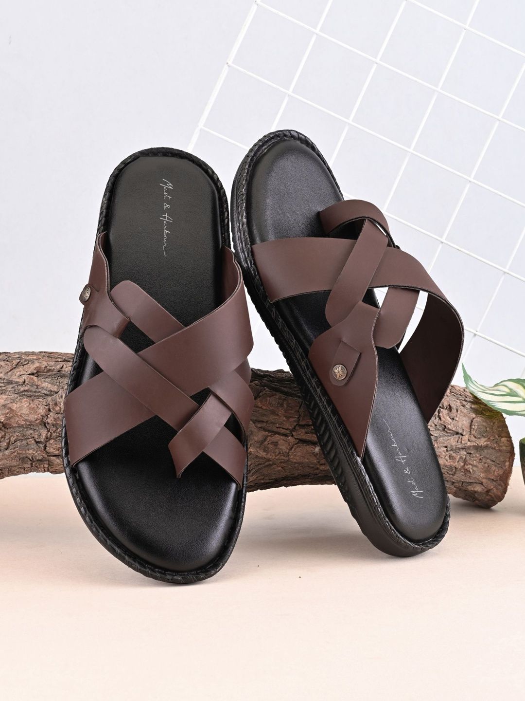 Mast & Harbour Men Shoe-Style Sandals