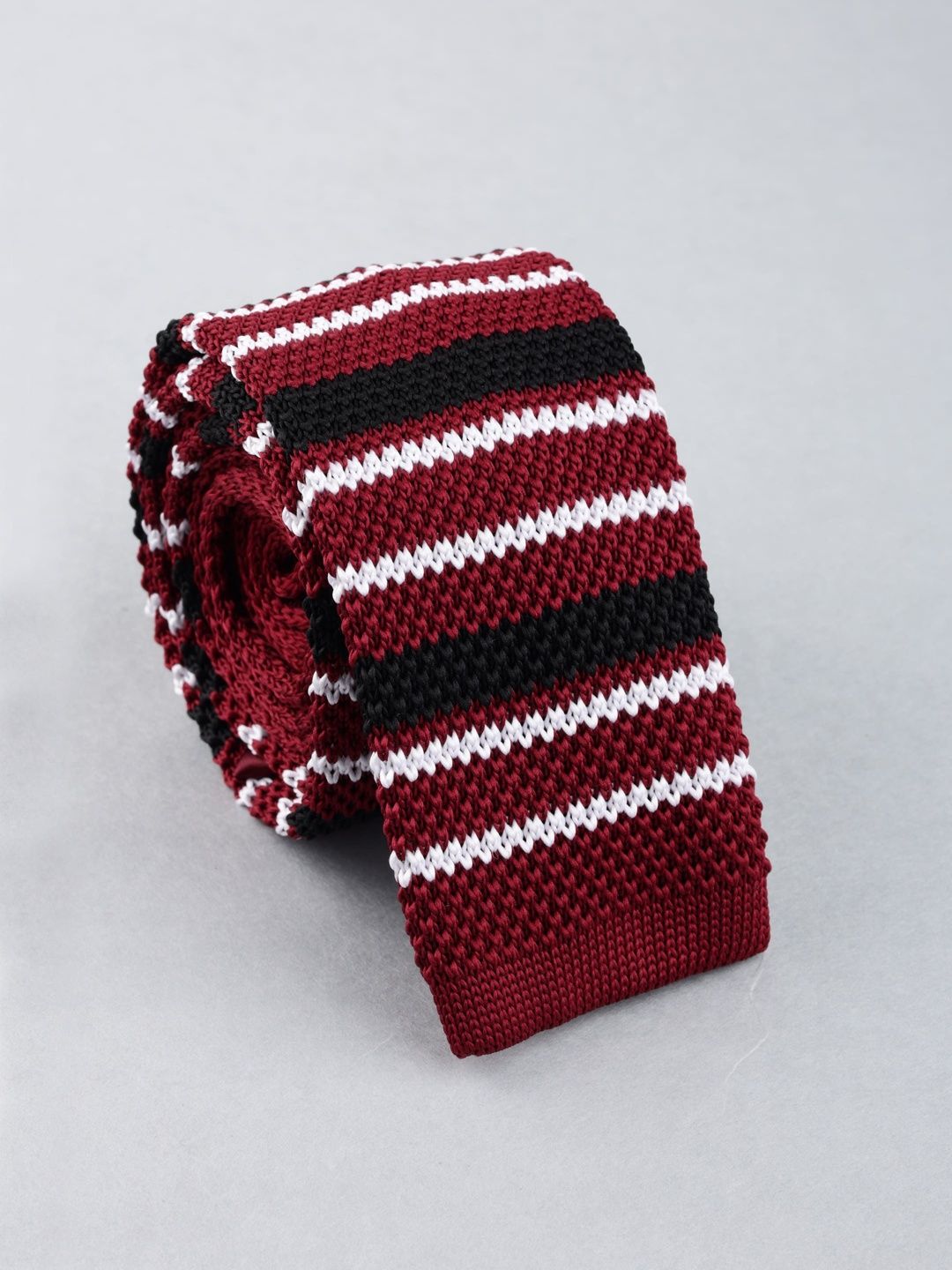Alvaro Castagnino Men Striped Skinny Tie