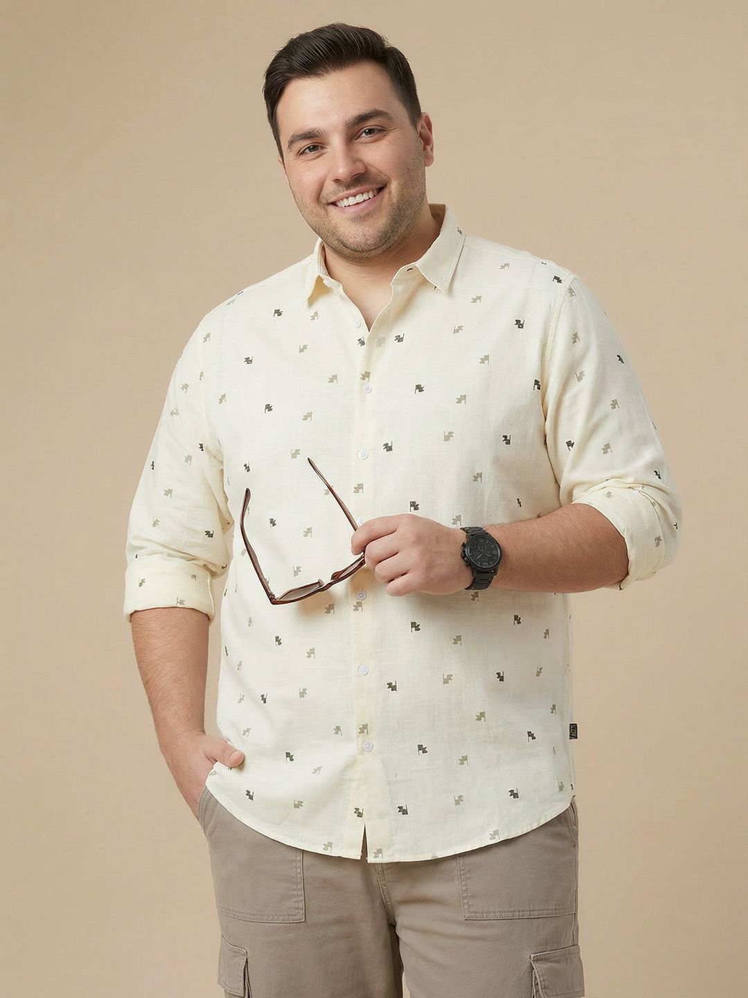 Sztori Abstract Printed Casual Shirt