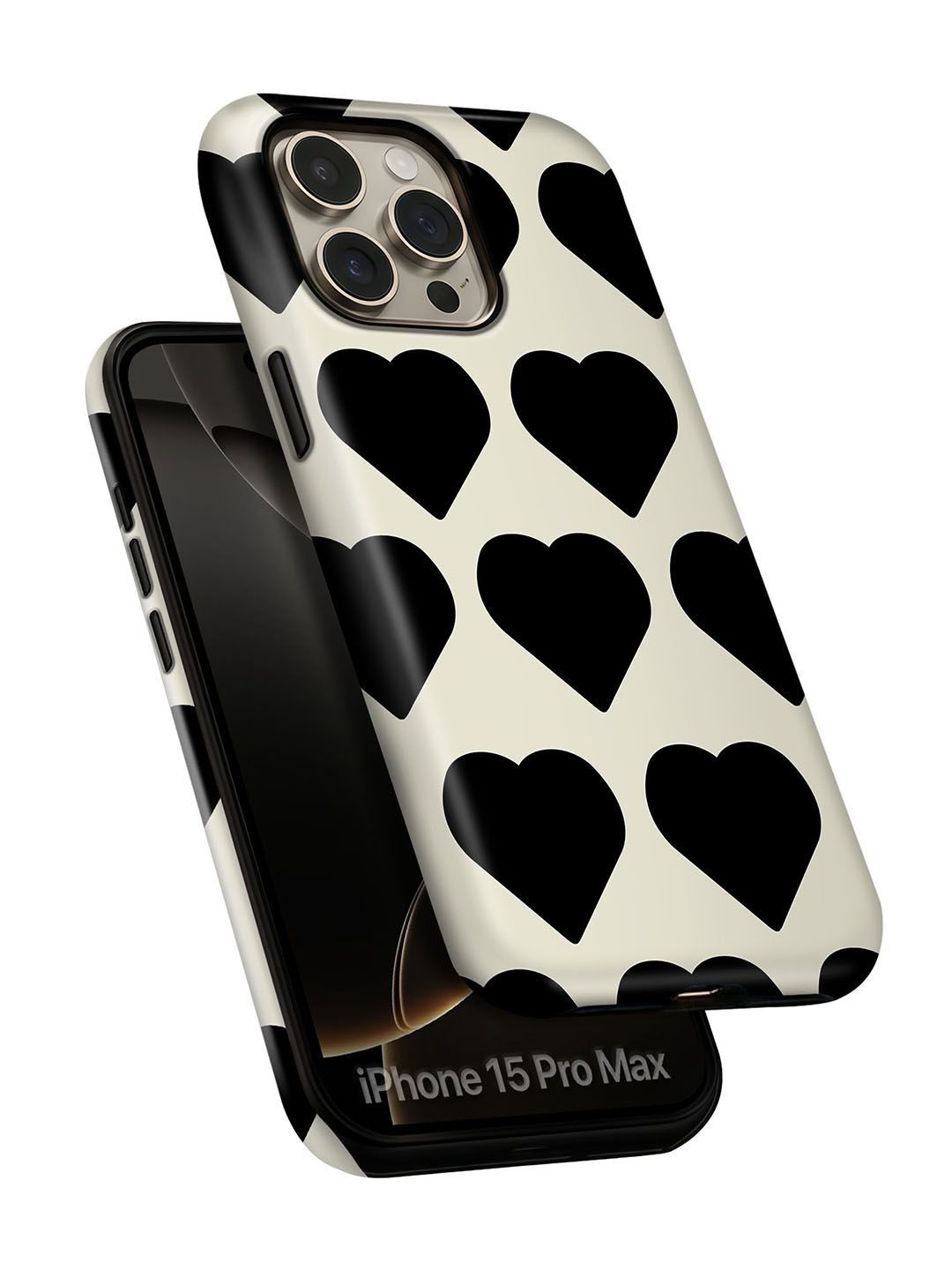 QRIOH Conversational Printed iPhone 15 Pro Max Back Case Mobile Accessories