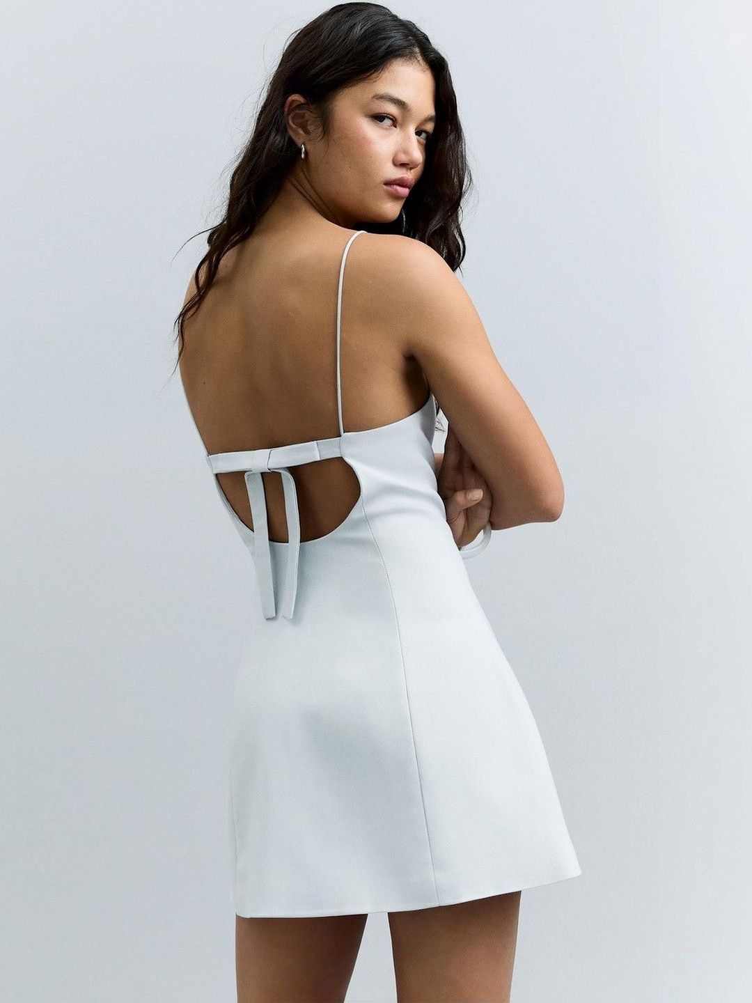 Mini Dress With Bow Back