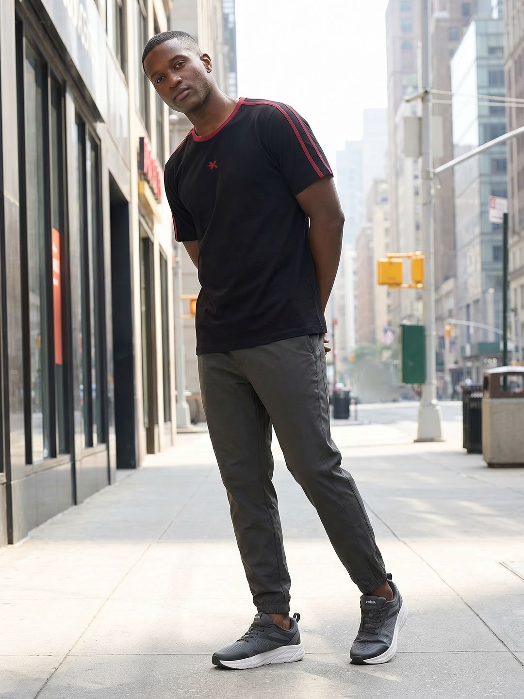HRX by Hrithik Roshan Pure Cotton Relaxed Fit Lifestyle T-shirt