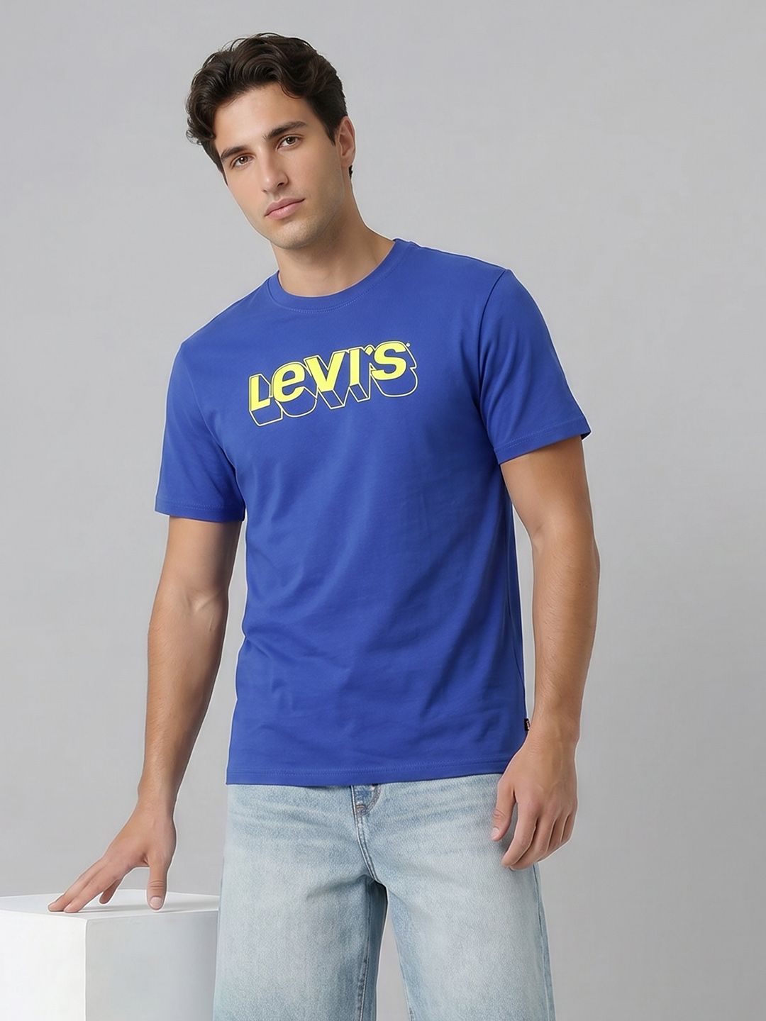 Levis Levi's Brand Logo Printed Pure Cotton T-shirt