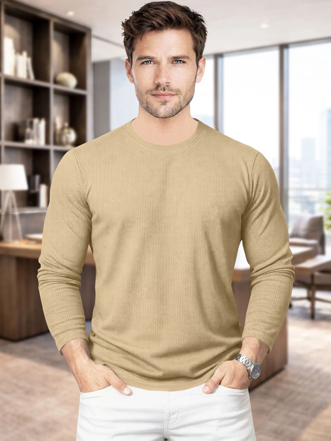 HAPPY KHAJANA Men T-shirt
