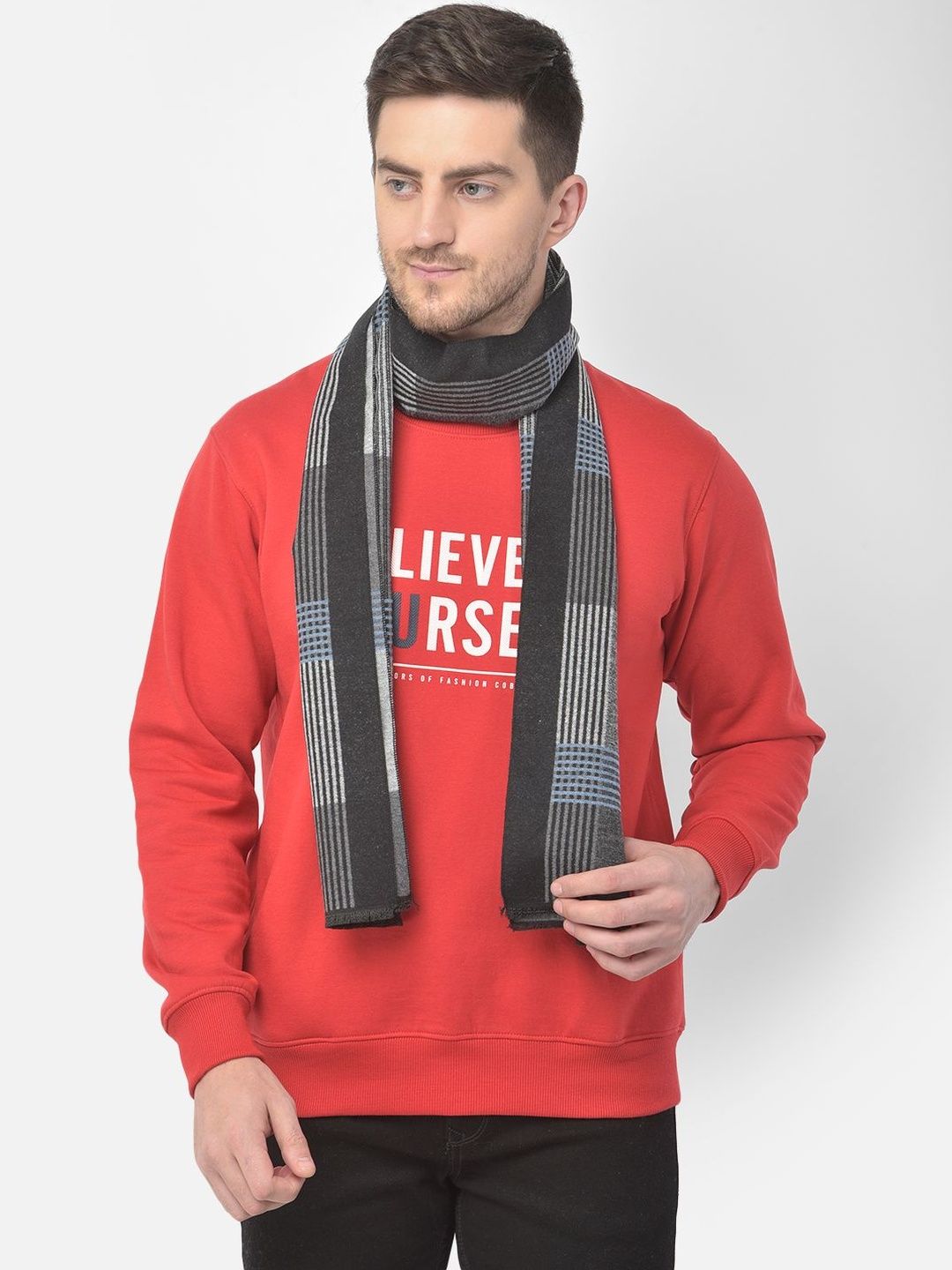 Cazzano Men Checked Scarf