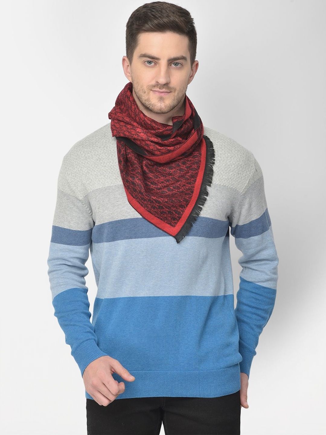 Cazzano Men Printed Scarf