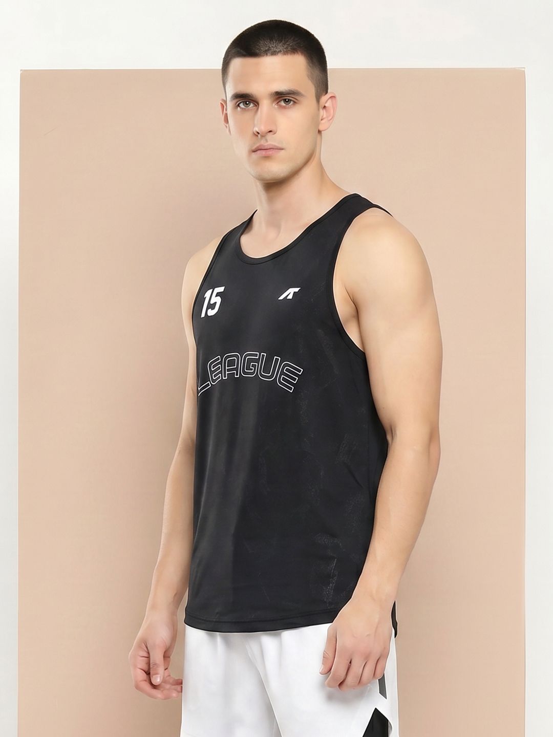 Alcis AIcis DryTech Printed Sleeveless T-shirt