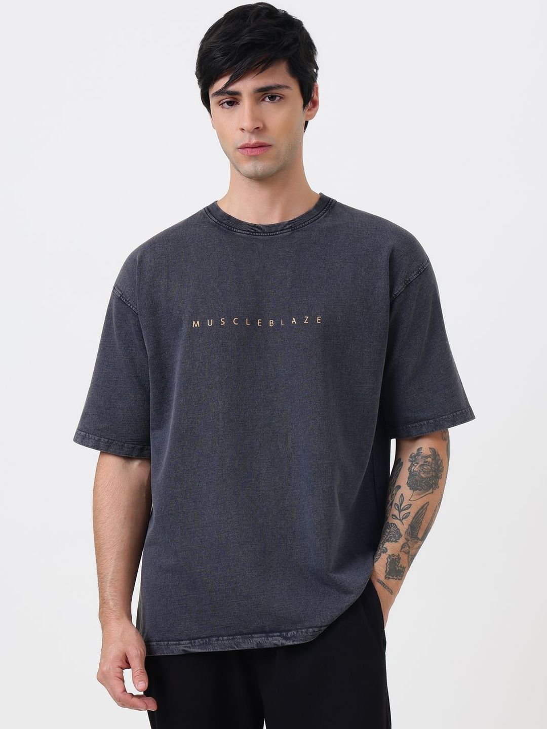 MuscleBlaze Unisex Printed T-shirt