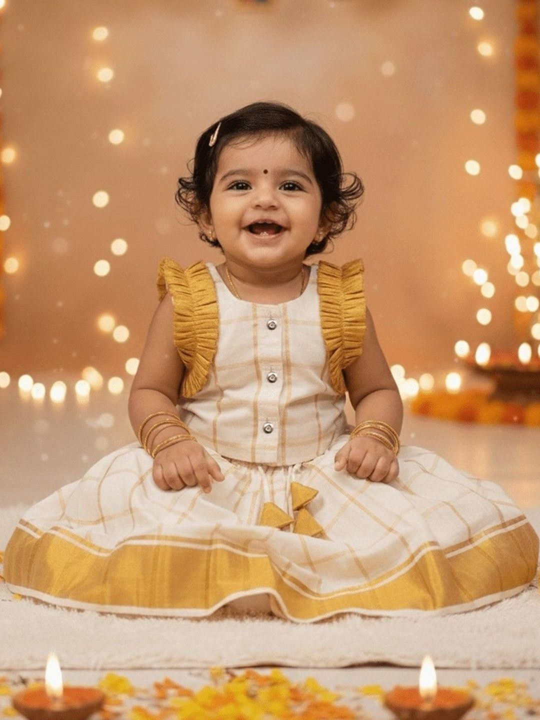 BownBee Girls Ready to Wear Lehenga &
