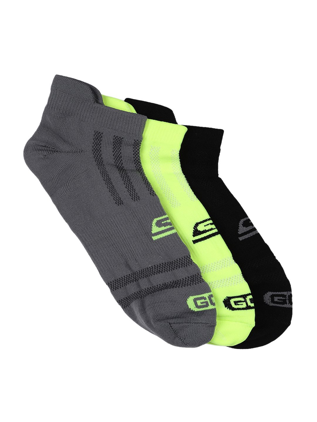 Skechers Men Pack of 3 Ankle Length Socks