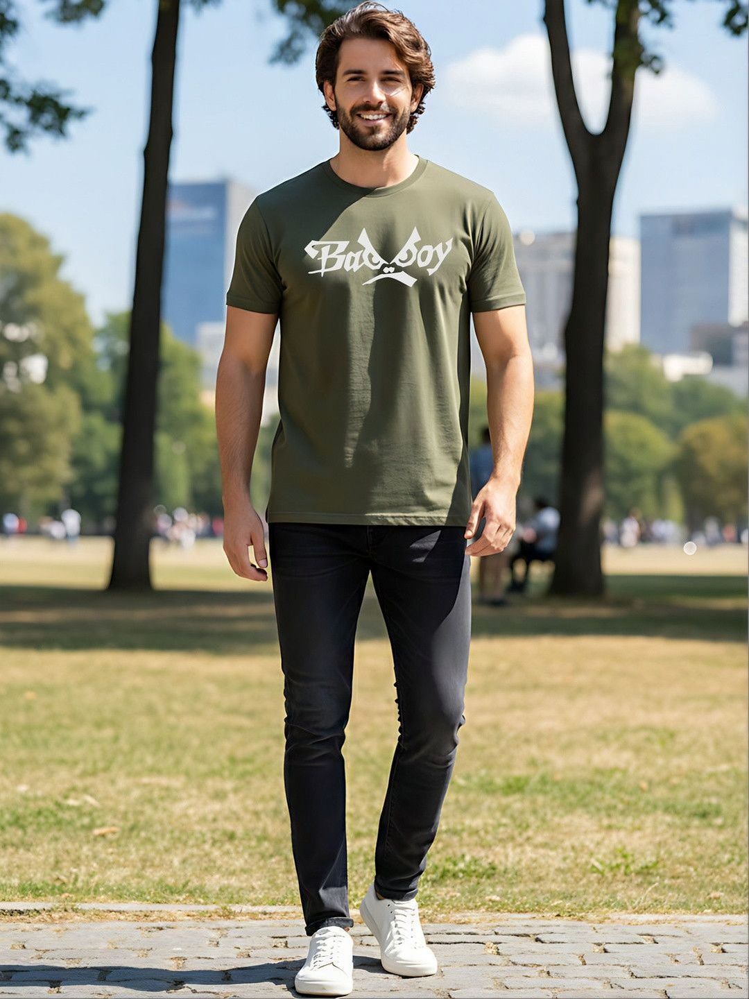 SYMBLANCE Men Printed T-shirt