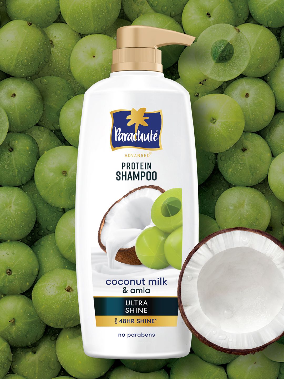 Parachute Advansed Ultra Shine Protein Shampoo with Coconut Milk & Amla - 650 ml deal from myntra