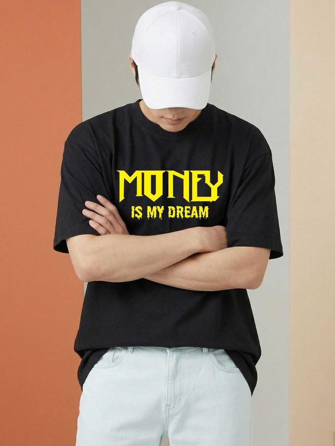 Manlino Men Printed Pure Cotton T-shirt