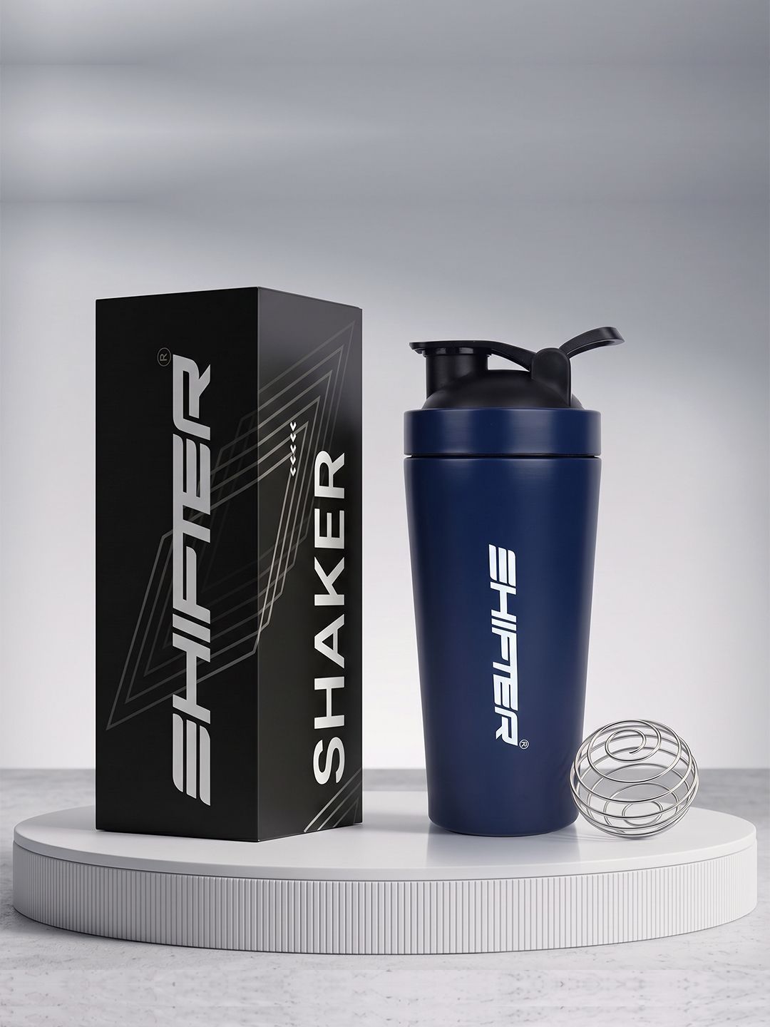 Buy SHIFTER Blue Stainless Steel Single Wall Vacuum Shaker Water