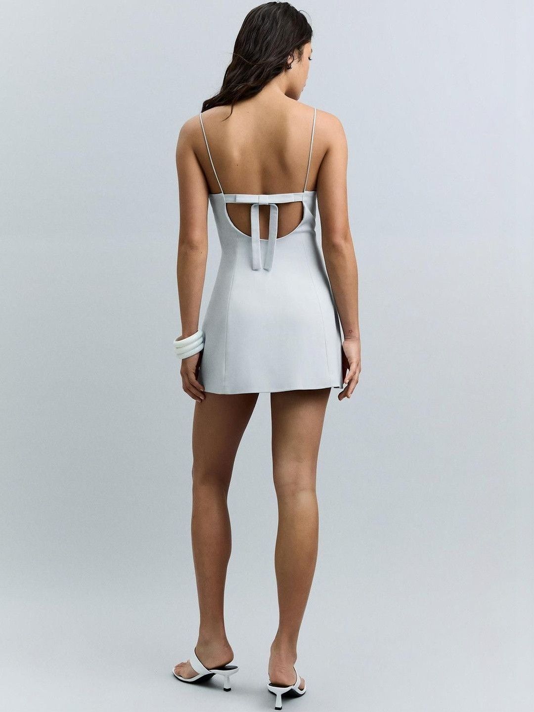 Mini Dress With Bow Back
