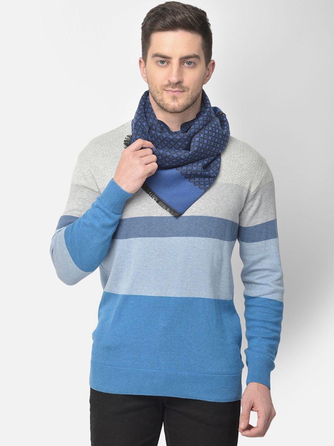 Cazzano Men Printed Scarf