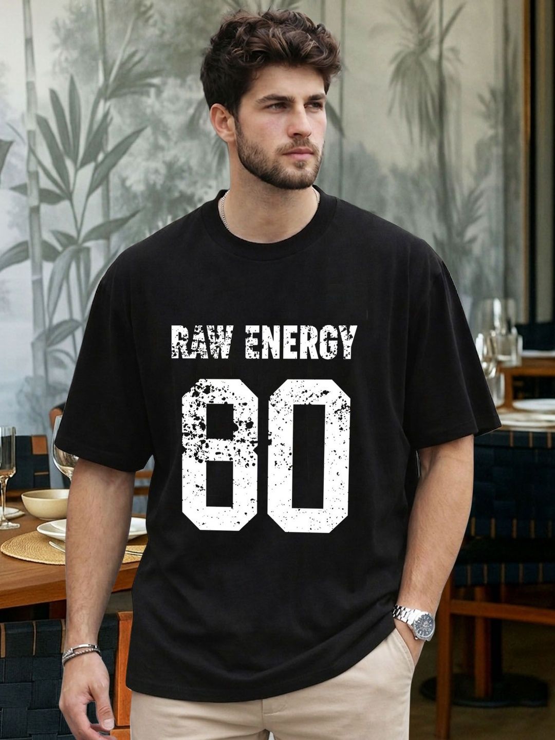 THE BEETEL HOUSE Men Typography Printed T-shirt
