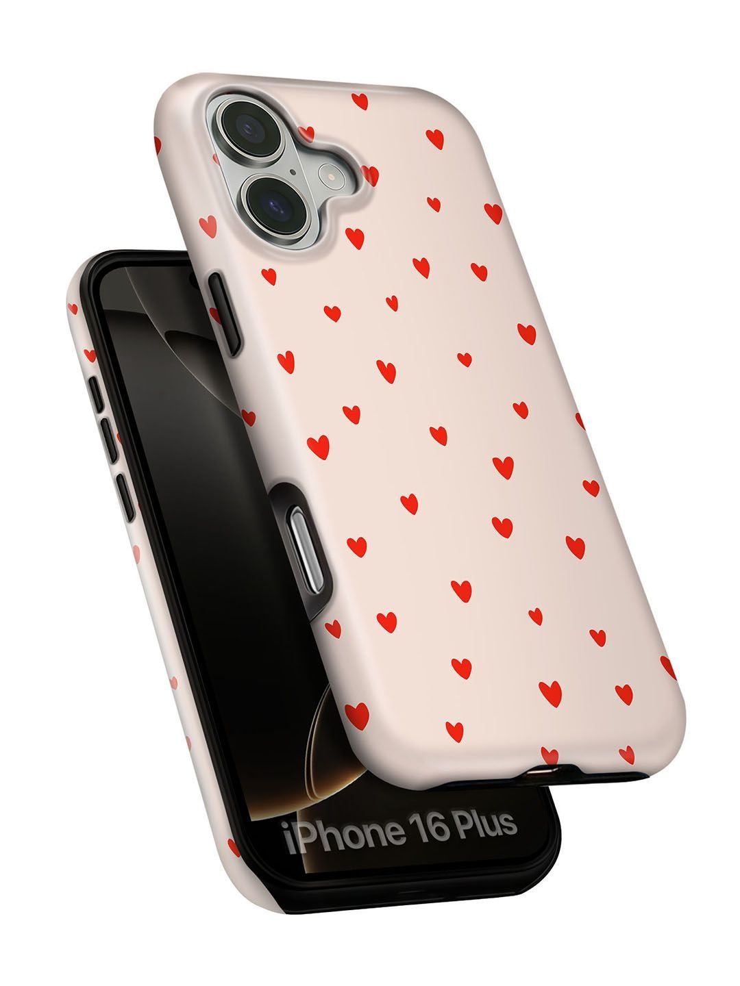 QRIOH Conversational Printed iPhone 16 Plus Back Case Mobile Accessories