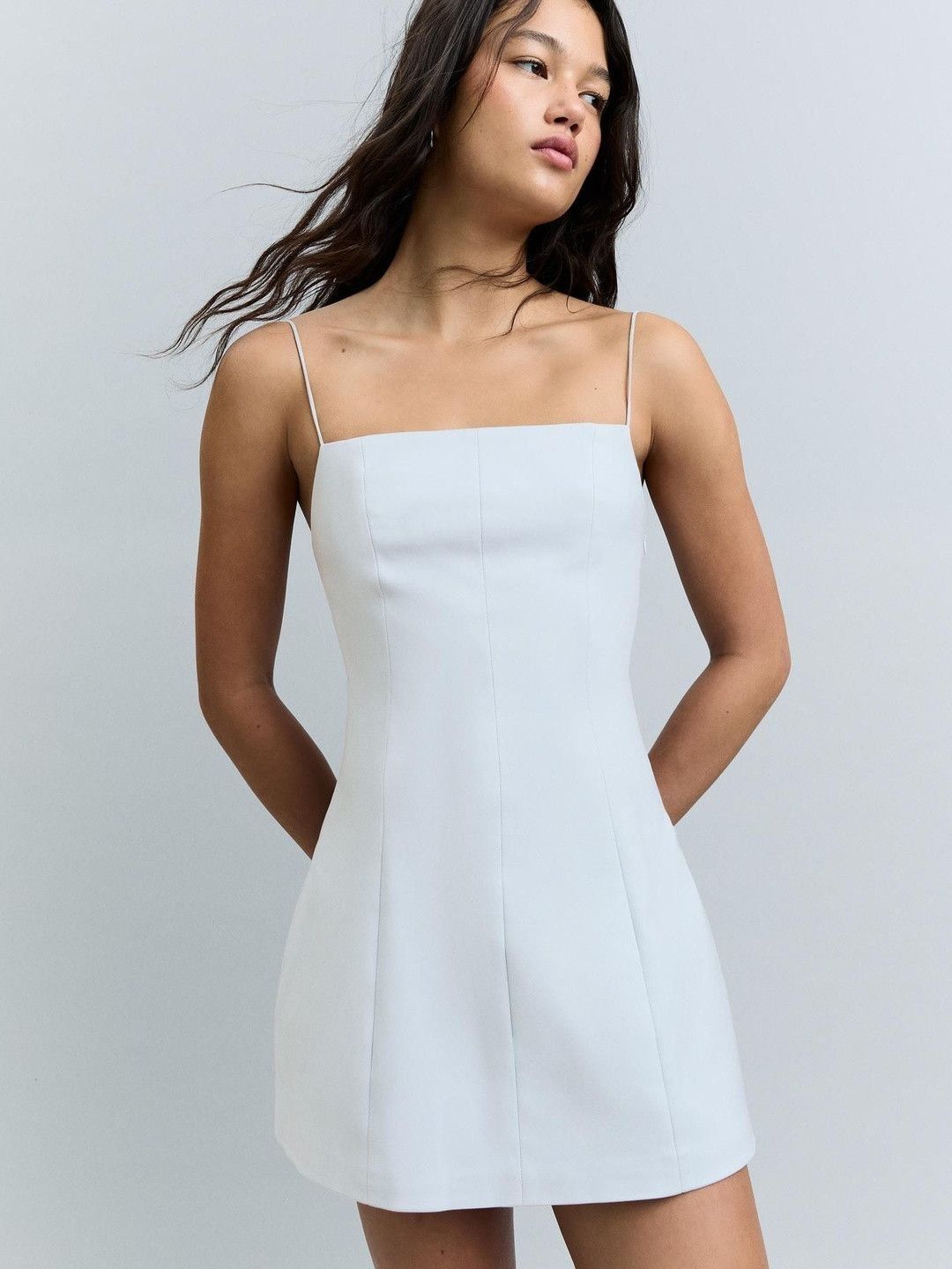 Mini Dress With Bow Back