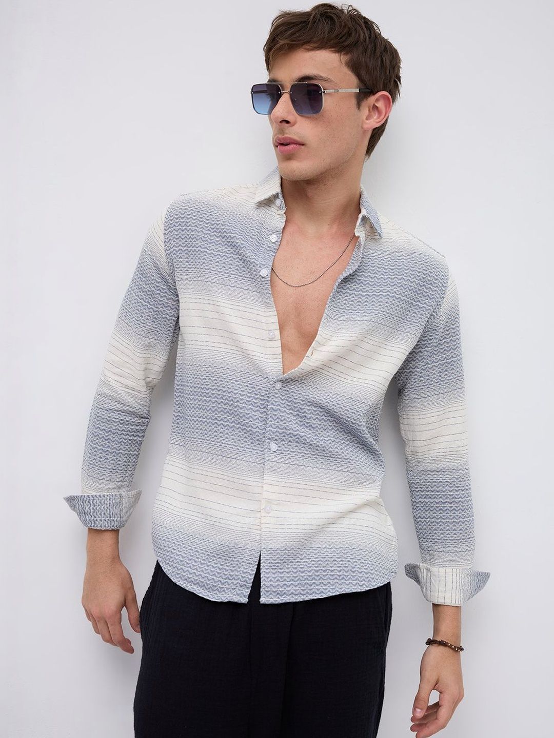 VASTRADO VASTRADO Men Classic Slim Fit Printed Casual Shirt