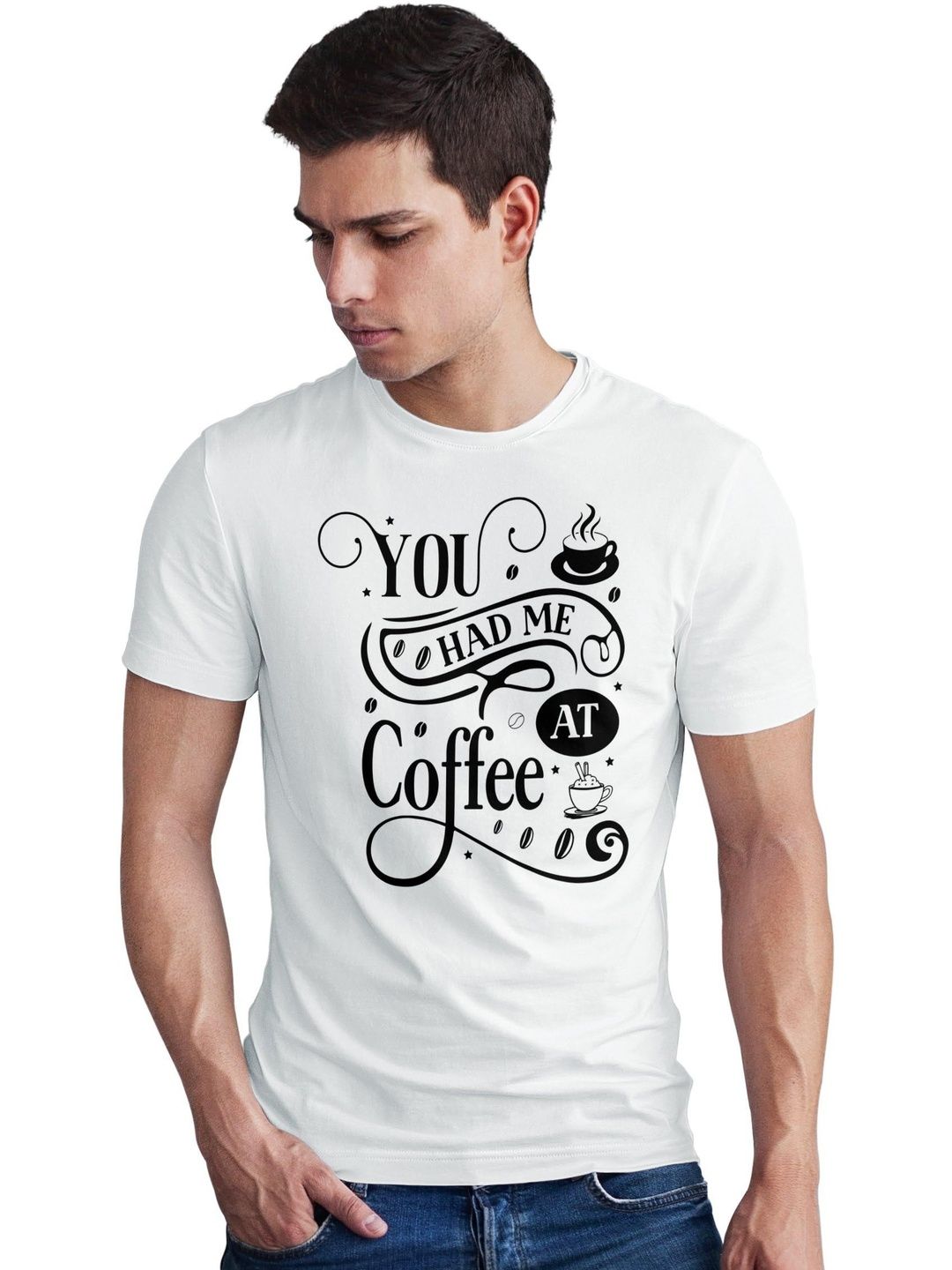 Seekbuylove Men Typography Printed Bio Finish T-shirt