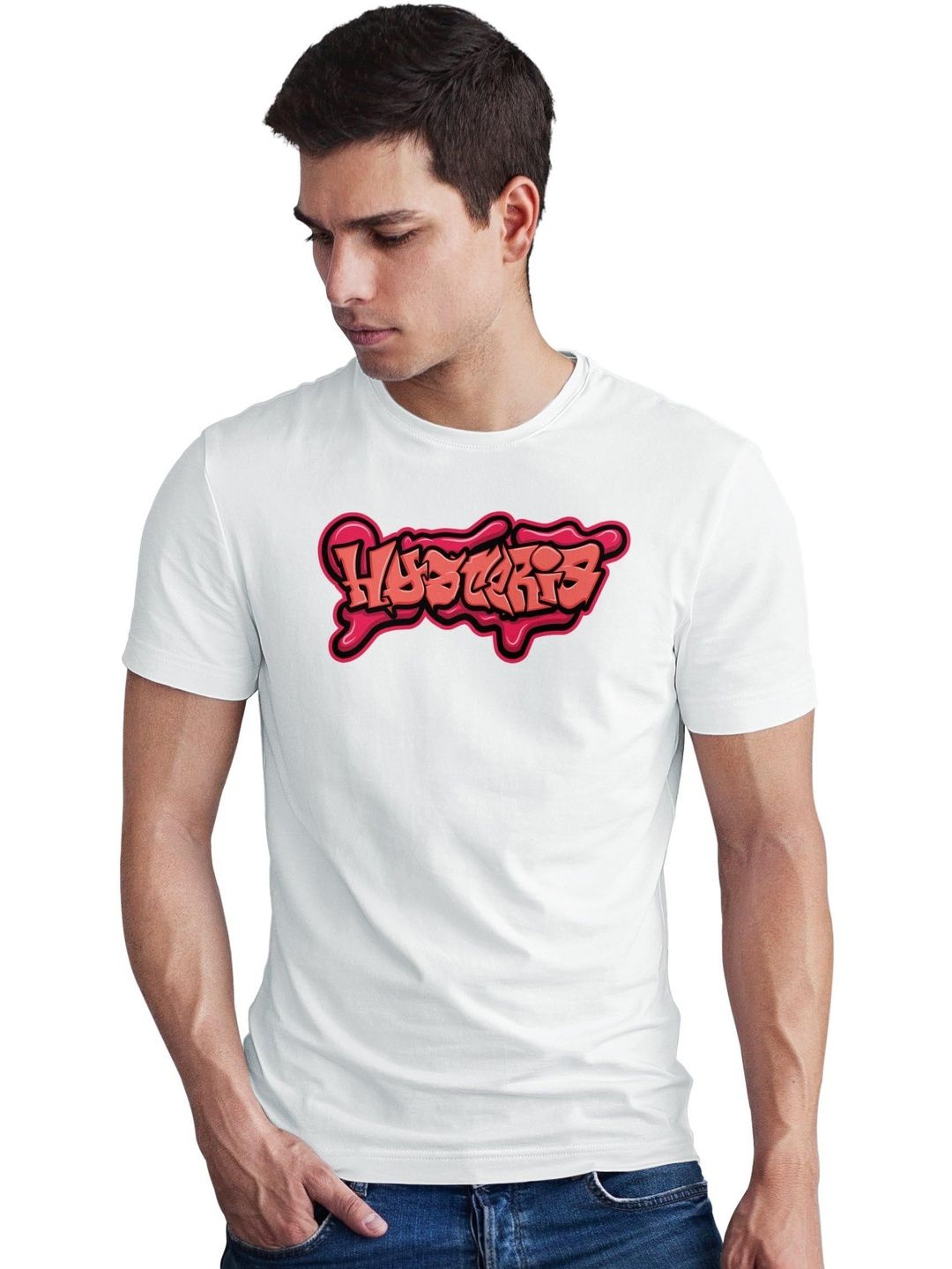 Seekbuylove Men Printed Bio Finish T-shirt