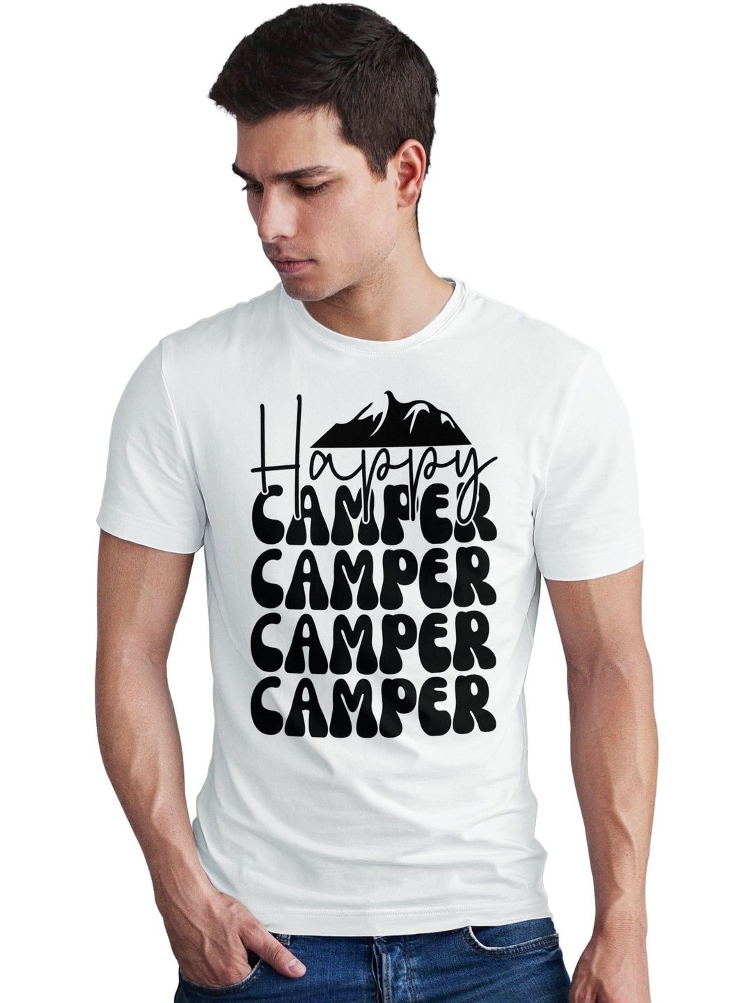 Seekbuylove Men Typography Printed Bio Finish T-shirt