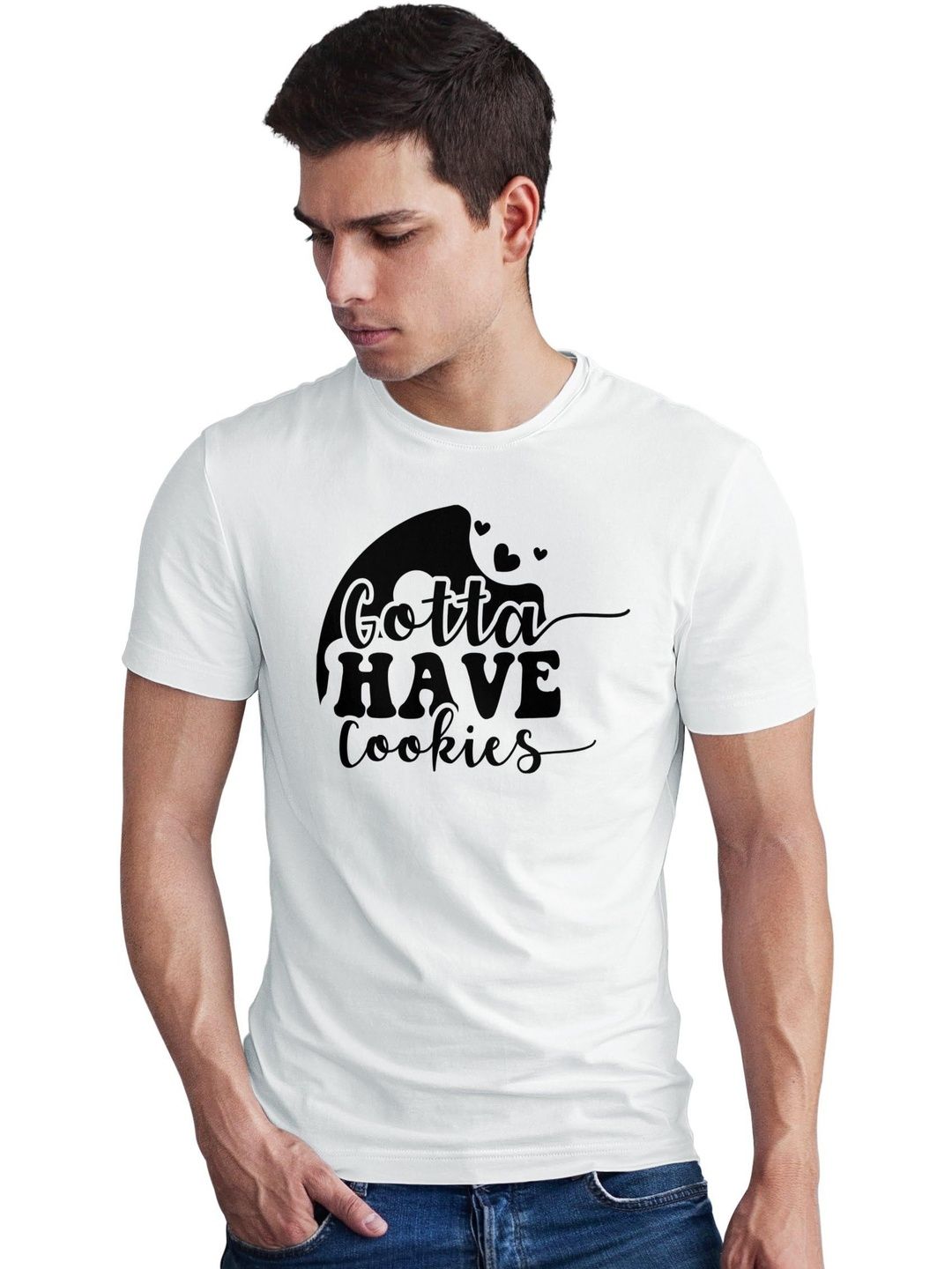 Seekbuylove Men Typography Printed Bio Finish T-shirt