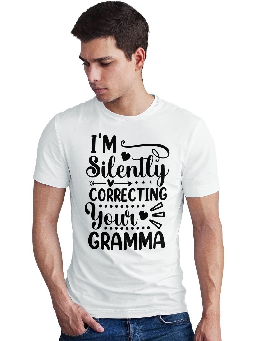 Seekbuylove Men Typography Printed Bio Finish T-shirt