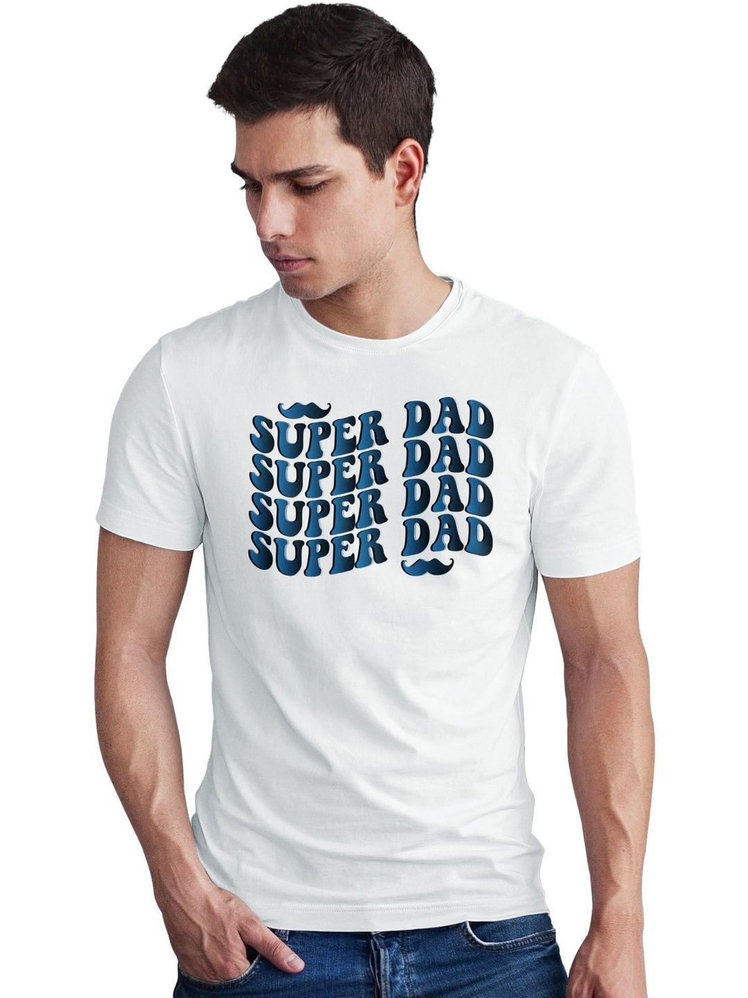Seekbuylove Men Typography Printed Bio Finish T-shirt