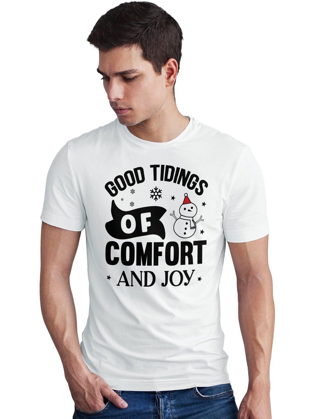 Seekbuylove Men Typography Printed Bio Finish T-shirt