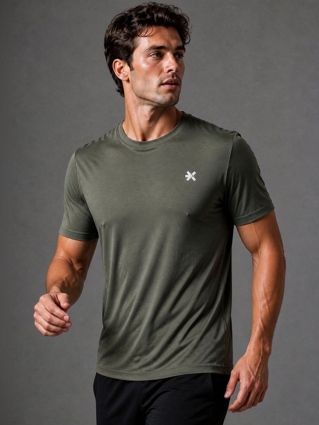 HRX by Hrithik Roshan Men Brand Logo T-shirt