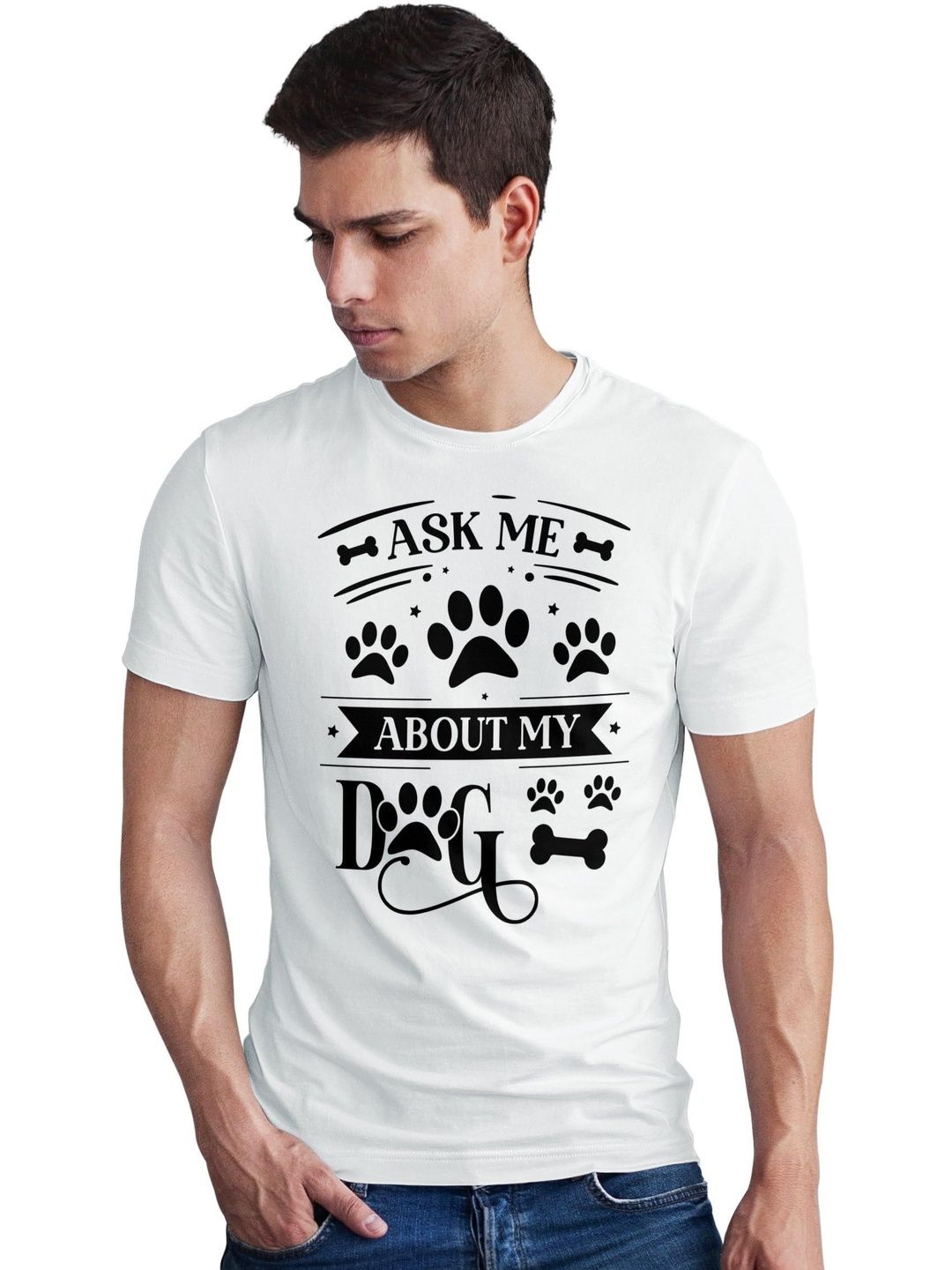 Seekbuylove Men Typography Printed Bio Finish T-shirt