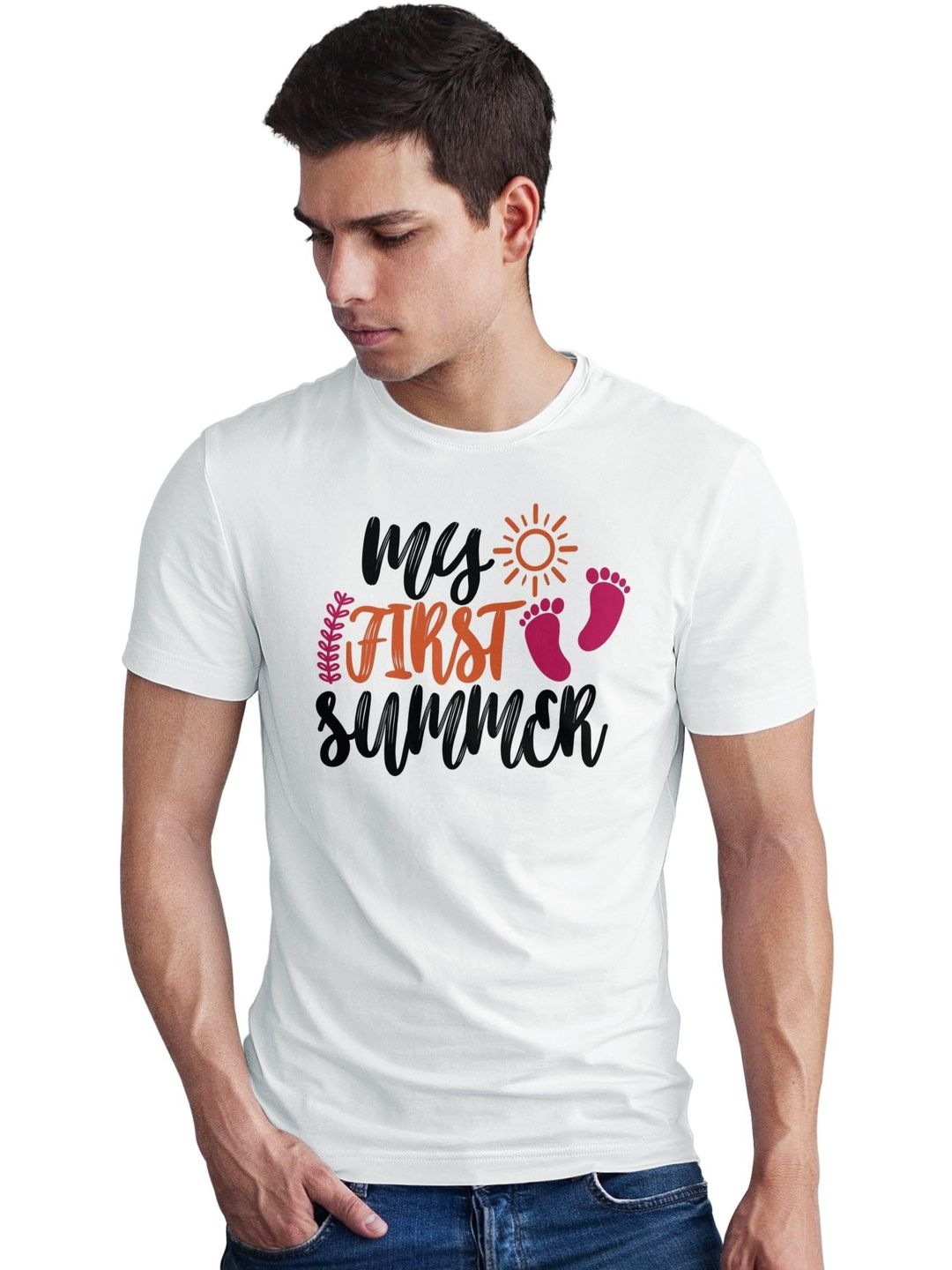 Seekbuylove Men Typography Printed Bio Finish T-shirt