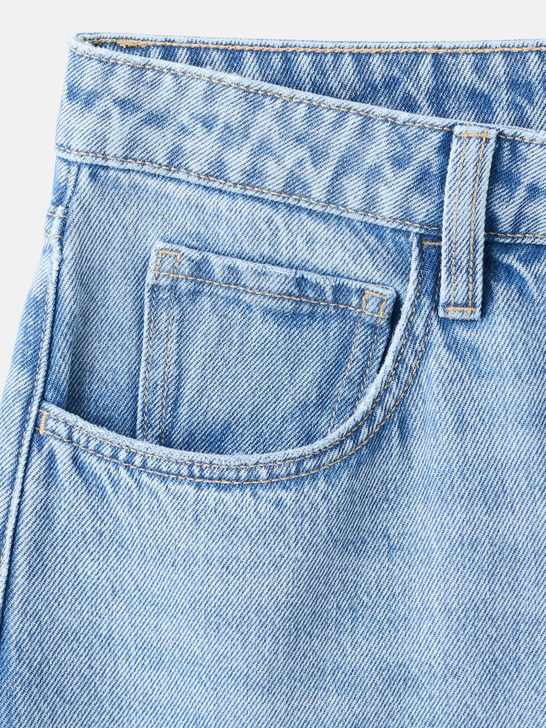 Pure Cotton Heavy Fade Jeans