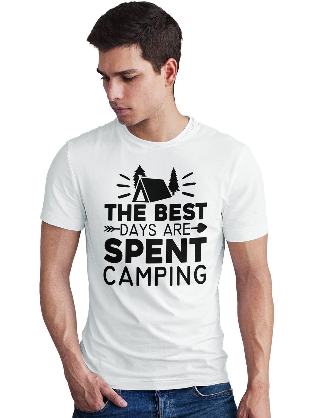 Seekbuylove Men Typography Printed Bio Finish T-shirt