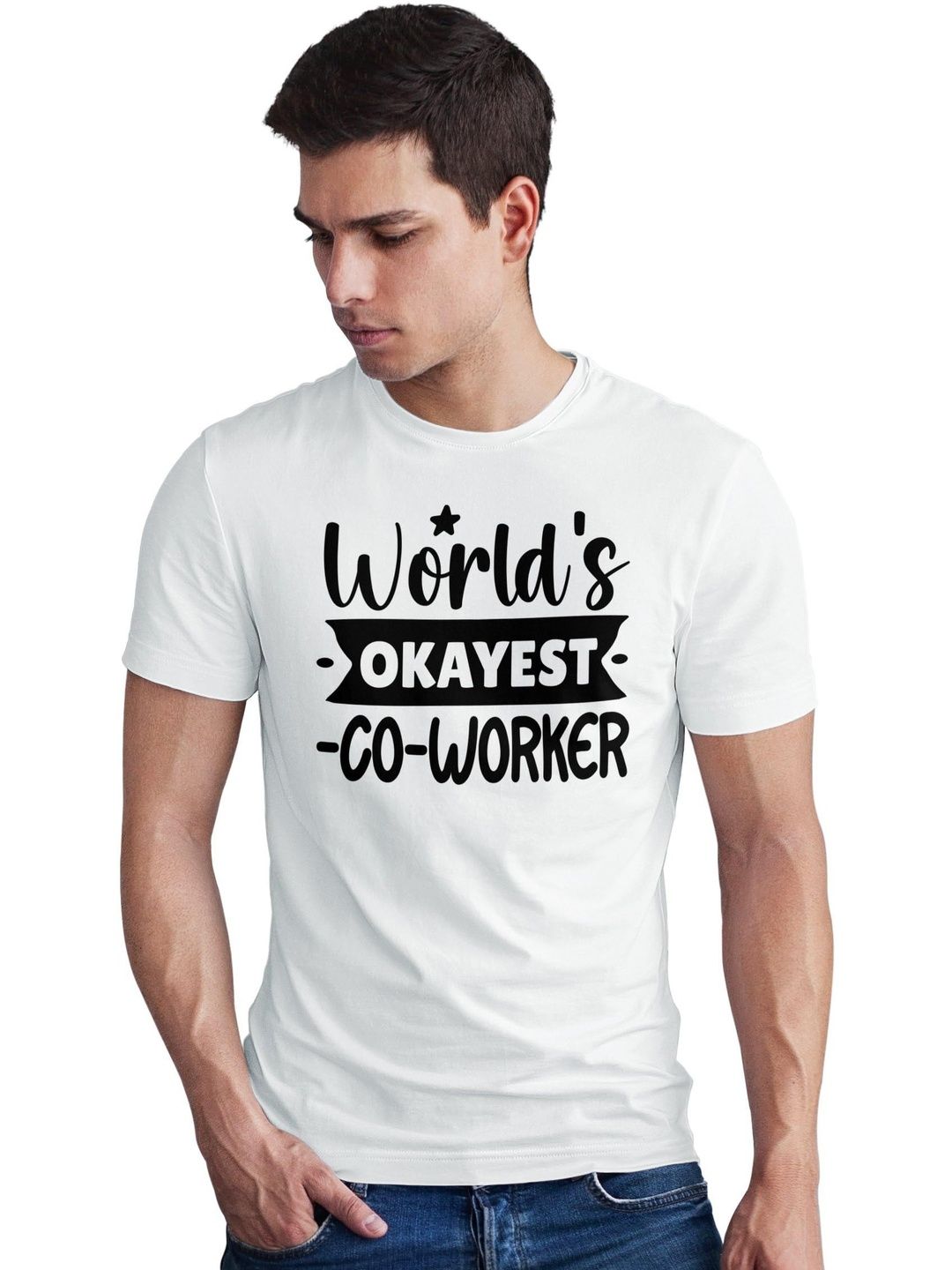 Seekbuylove Men Typography Printed Bio Finish T-shirt