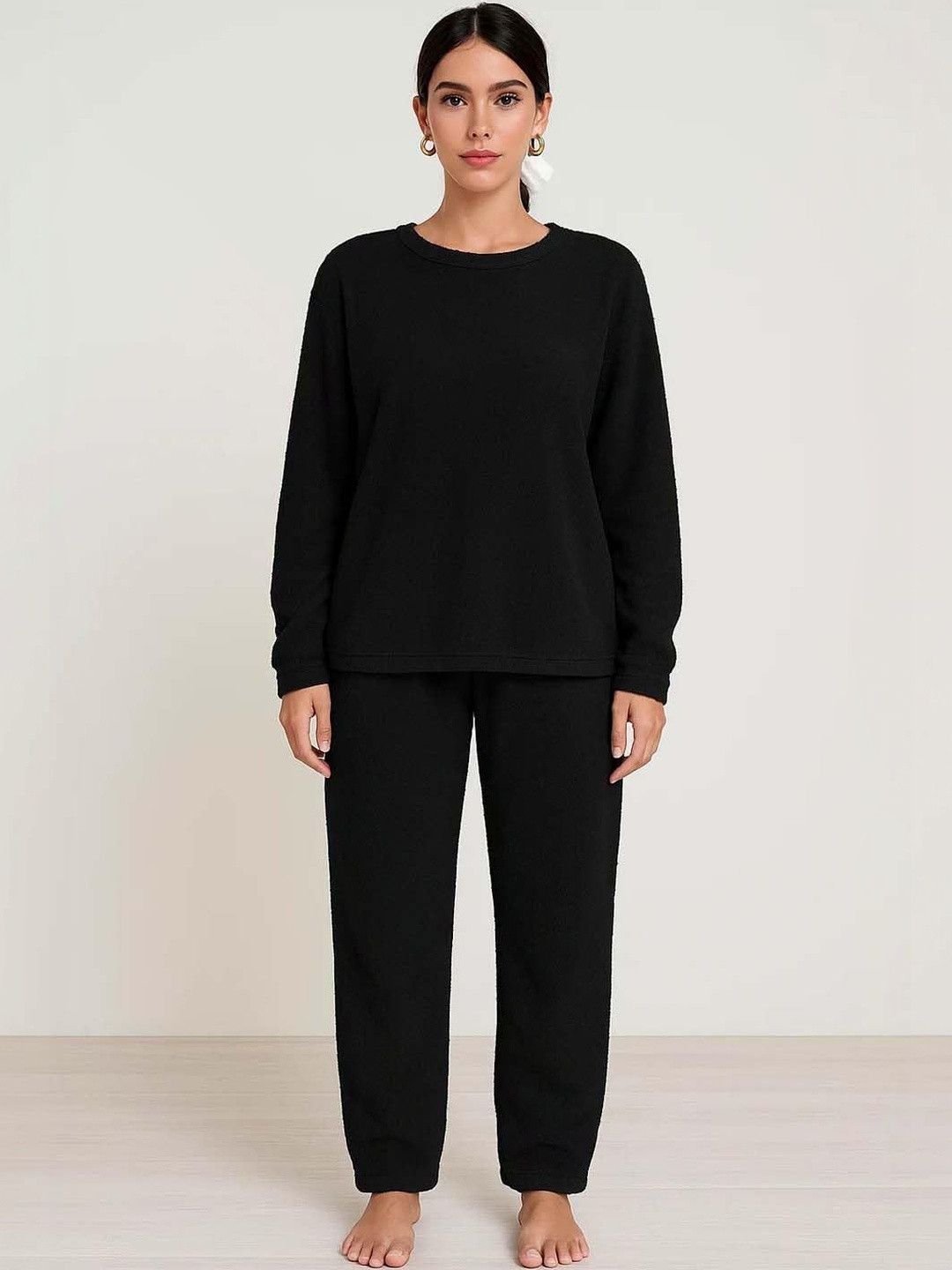 Stylecast X Kotty Women Solid Sweater with Trousers