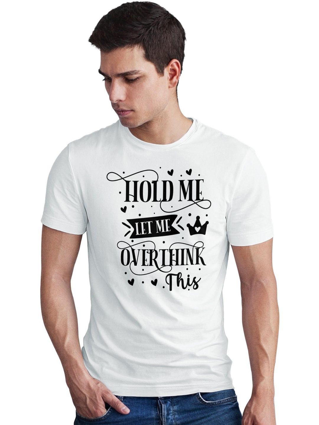 Seekbuylove Men Typography Printed Bio Finish T-shirt