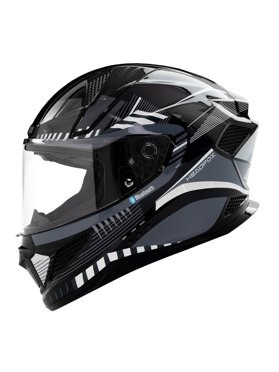 HEADFOX Lightweight Track Sharp 5.3 Smart Bluetooth Helmet