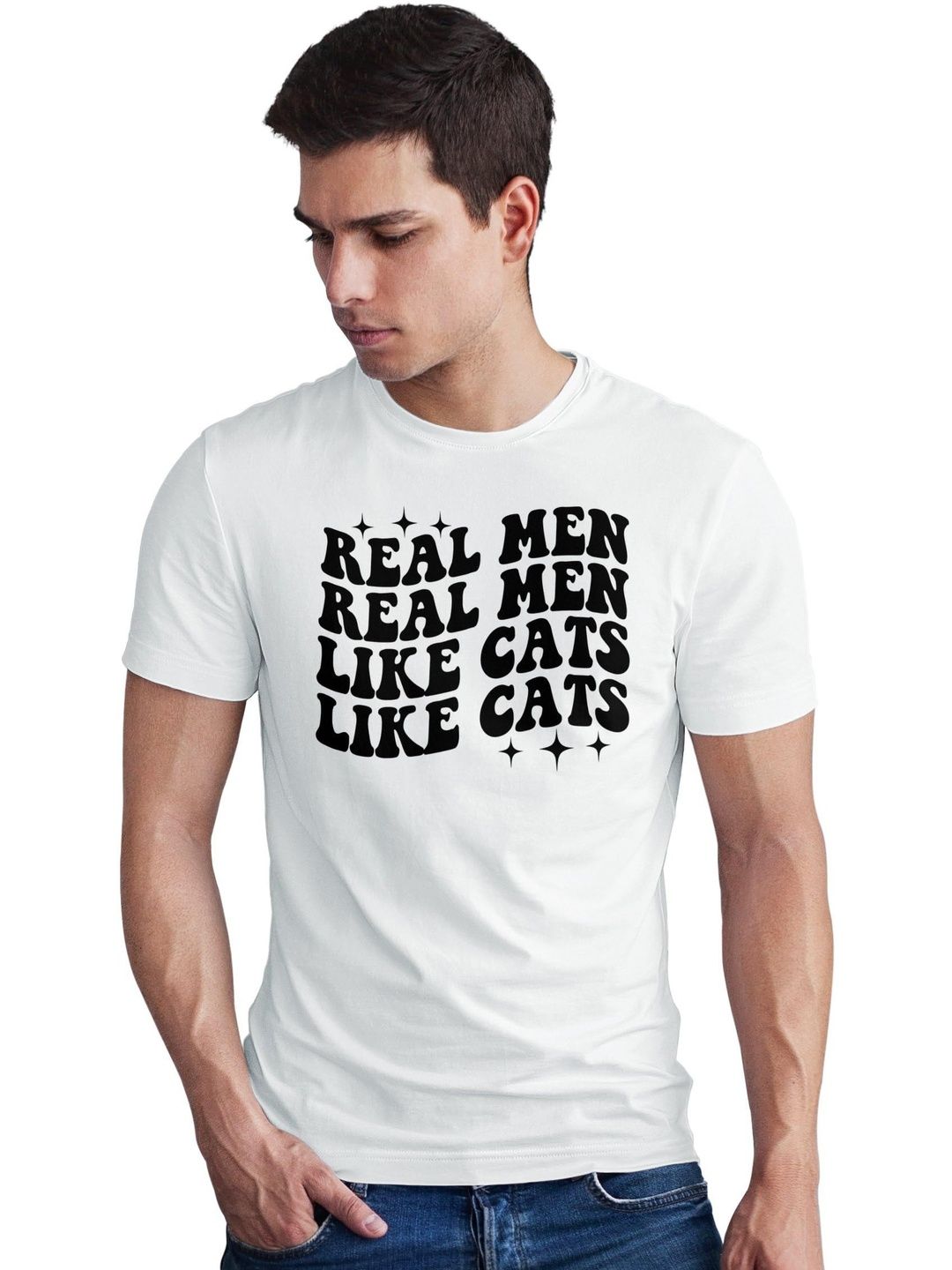 Seekbuylove Men Typography Printed Bio Finish Cotton T-shirt